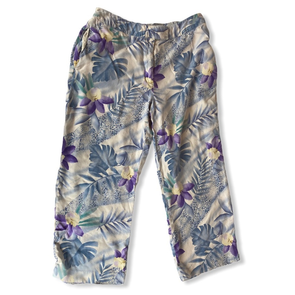 Floral Pattern Pants